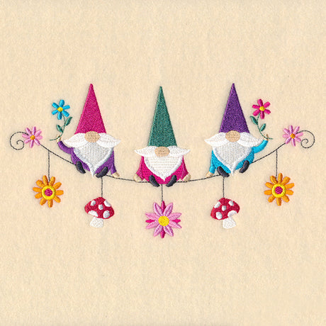 Charming Gnomes Clothesline