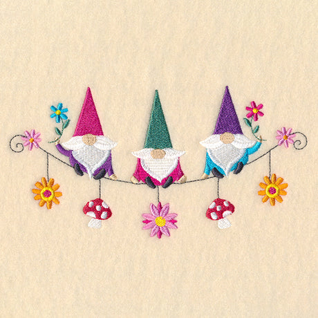 Charming Gnomes Clothesline