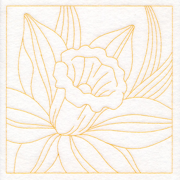 Perfect Petals Quilting - Daffodil (Double Run)