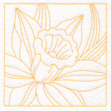 Perfect Petals Quilting - Daffodil (Double Run)