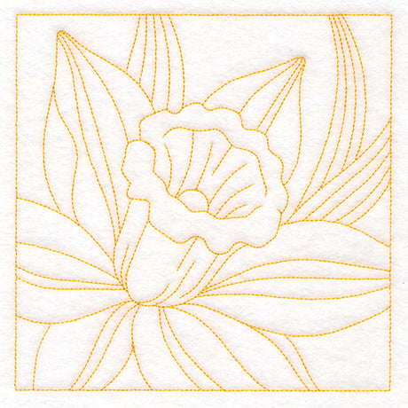 Perfect Petals Quilting - Daffodil (Double Run)