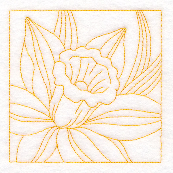 Perfect Petals Quilting - Daffodil (Double Run)