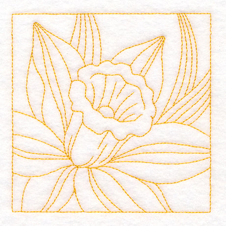 Perfect Petals Quilting - Daffodil (Double Run)