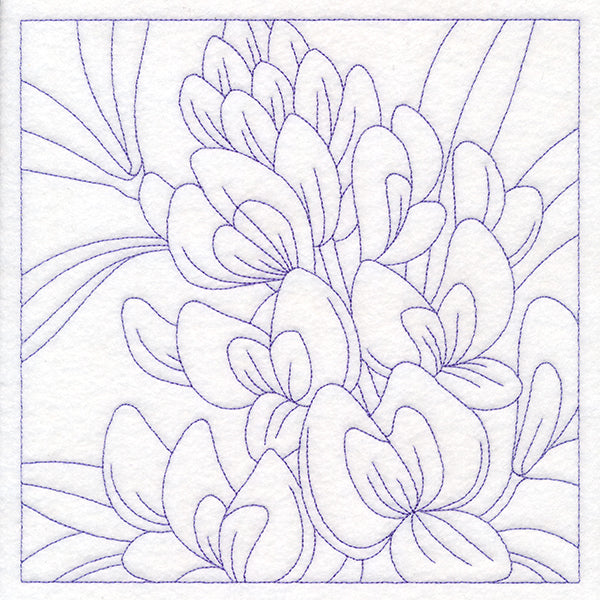 Perfect Petals Quilting - Bluebonnets (Double Run)