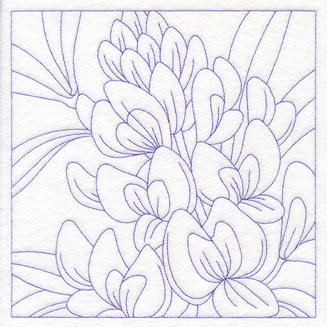 Perfect Petals Quilting - Bluebonnets (Double Run)
