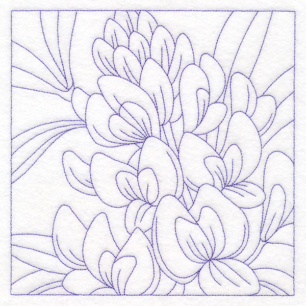 Perfect Petals Quilting - Bluebonnets (Double Run)