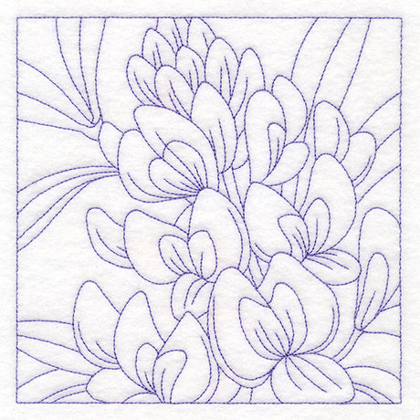 Perfect Petals Quilting - Bluebonnets (Double Run)