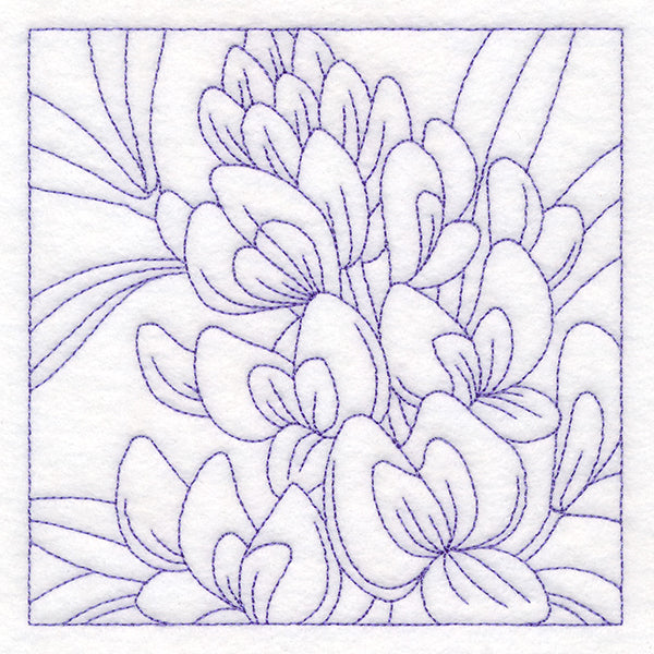 Perfect Petals Quilting - Bluebonnets (Double Run)