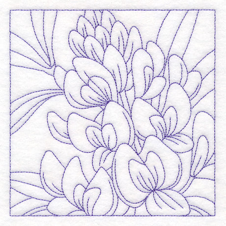Perfect Petals Quilting - Bluebonnets (Double Run)