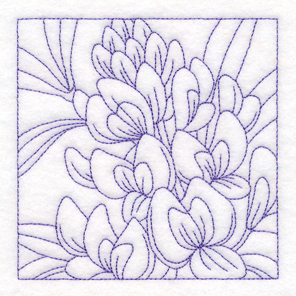 Perfect Petals Quilting - Bluebonnets (Double Run)