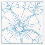 Perfect Petals Quilting - Morning Glories (Double Run)