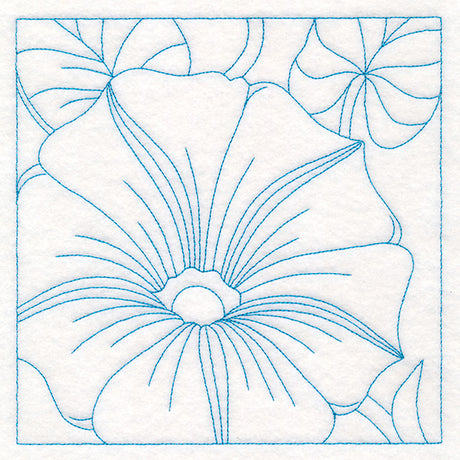 Perfect Petals Quilting - Morning Glories (Double Run)