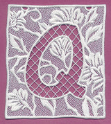 Bunting Letter Q (Lace)
