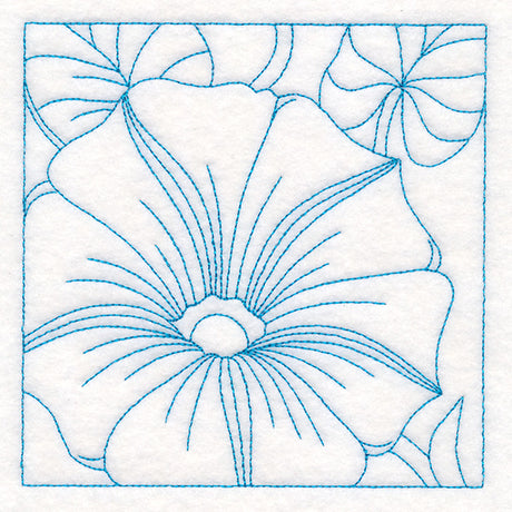 Perfect Petals Quilting - Morning Glories (Double Run)