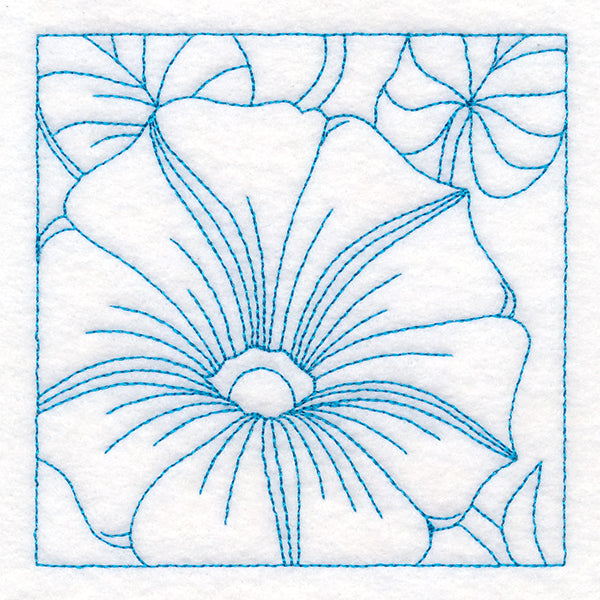 Perfect Petals Quilting - Morning Glories (Double Run)