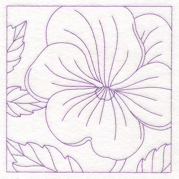 Perfect Petals Quilting - Pansy (Double Run)