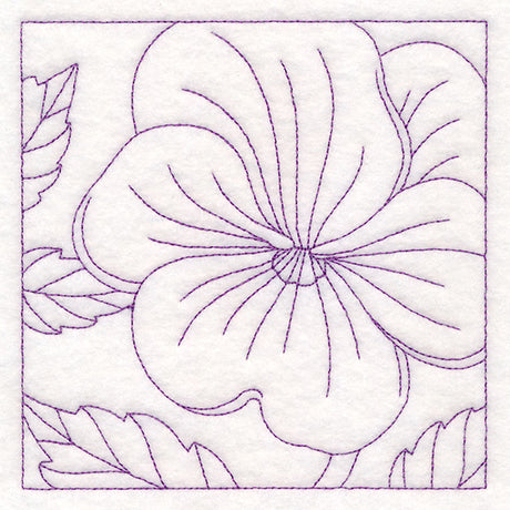 Perfect Petals Quilting - Pansy (Double Run)