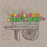 Fresh Tulip Cart Medley