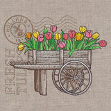 Fresh Tulip Cart Medley