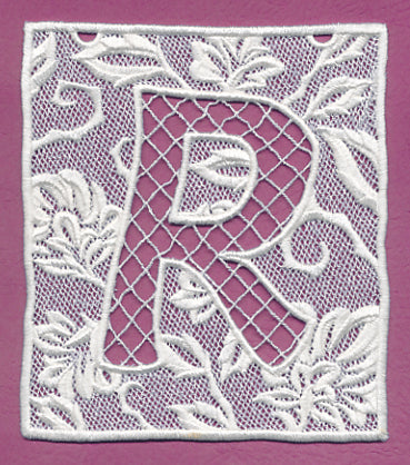 Bunting Letter R (Lace)