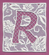 Bunting Letter R (Lace)