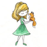 Spring Breeze Beauty with Fox