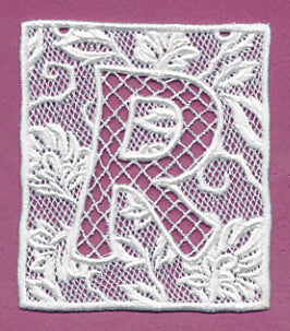 Bunting Letter R (Lace)