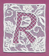Bunting Letter R (Lace)