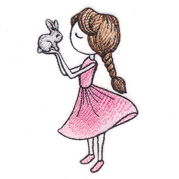 Spring Breeze Beauty with Bunny