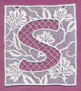 Bunting Letter S (Lace)