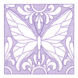 Butterfly Beauty Square 1 (Trapunto)