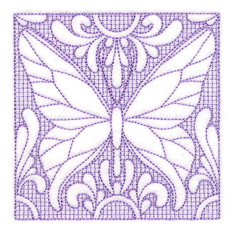 Butterfly Beauty Square 1 (Trapunto)