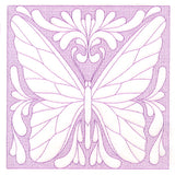 Butterfly Beauty Square 2 (Trapunto)