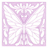 Butterfly Beauty Square 2 (Trapunto)