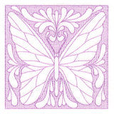 Butterfly Beauty Square 2 (Trapunto)