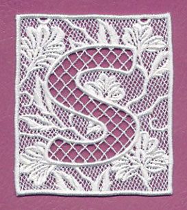 Bunting Letter S (Lace)