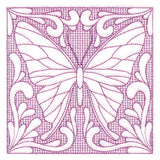 Butterfly Beauty Square 3 (Trapunto)