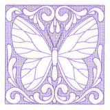 Butterfly Beauty Square 4 (Trapunto)