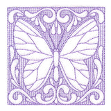 Butterfly Beauty Square 4 (Trapunto)