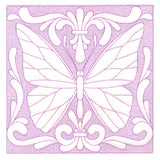 Butterfly Beauty Square 5 (Trapunto)