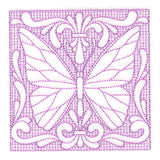 Butterfly Beauty Square 5 (Trapunto)