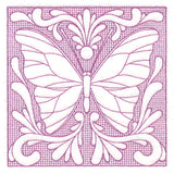 Butterfly Beauty Square 6 (Trapunto)
