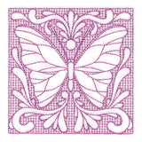 Butterfly Beauty Square 6 (Trapunto)