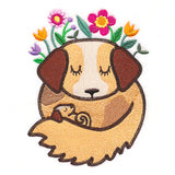 Snuggling Woodland Dogs