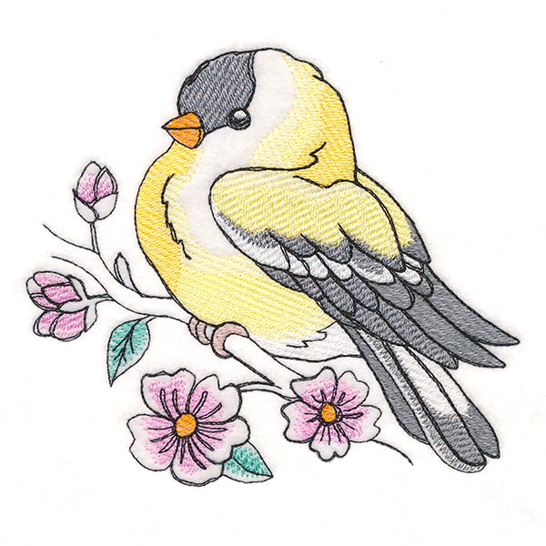 Sweet Spring Goldfinch