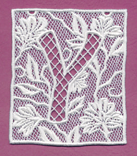 Bunting Letter Y (Lace)