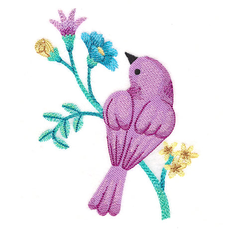 Lovely Bird in Watercolor