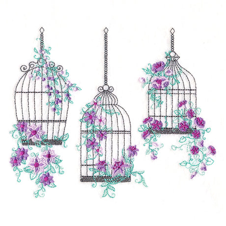 Delicate Birdcage Trio