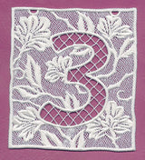 Bunting Number 3 (Lace)