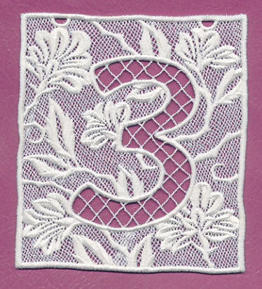 Bunting Number 3 (Lace)